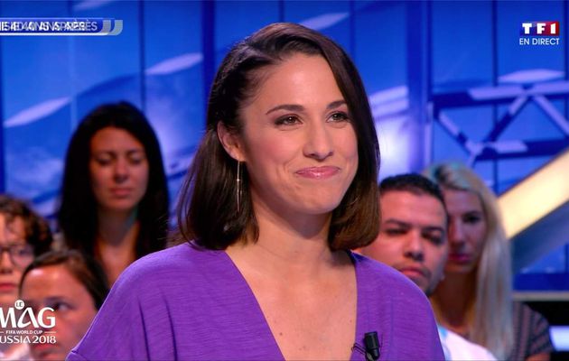 Charlotte Namura-Guizonne Le Mag de la Coupe du Monde TF1 le 28.06.2018