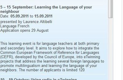 Corsi, Cours, Learning event