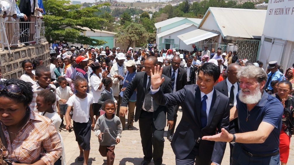 Messe d'ouverture des VIè Assises Nationales des Médecins Catholiques de Madagascar, en présence du Président Andry Rajoelina. 1ère partie. Photos: Harilala Randrianarison