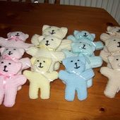 Petit ourson au tricot