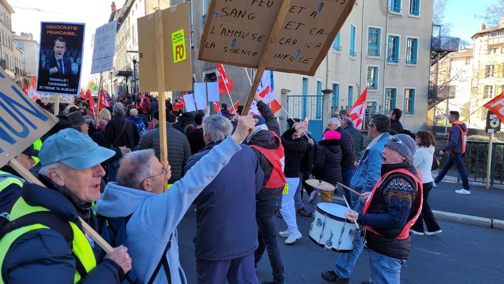 28 mars : 15 000 au Puy, nouvelle mobilisation massive contre la réforme des retraites !