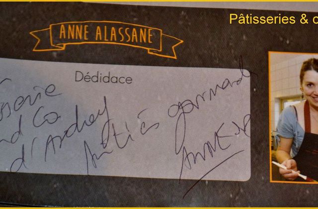 Dédicace pour ma page d'Anne Alassane (gagnante de Masterchef en 2010)