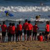 Surfeurs en herbe à Biarritz.