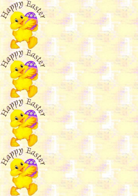 Happy Easter Papiers A4 haut ( 12 pcs ) 