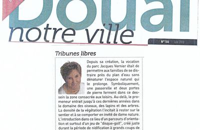 Tribune de Françoise Prouvost.