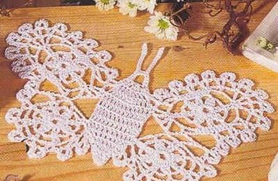 Papillons et leurs grilles gratuites , au crochet !