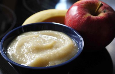 Petite pommes & bananes pour bébé