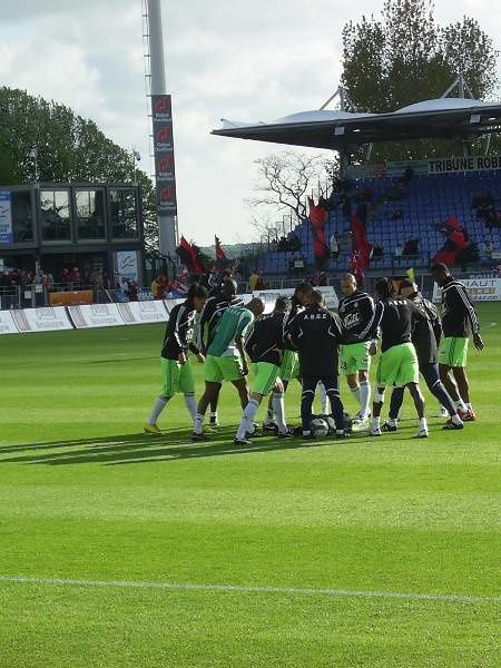 Match Boulogne-sur-mer contre St Etienne, décisif pour le maintien en ligue 1, le 05 mai 2010