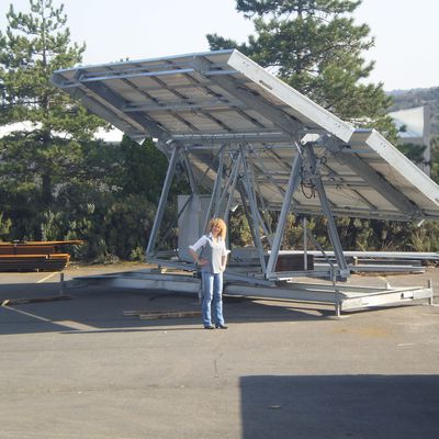tracker solaire déposable avec une production de 8100 Kwc