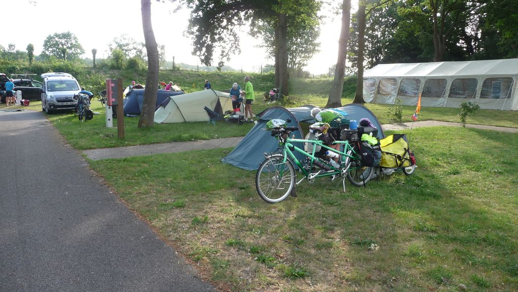 Le camping de Jumièges.