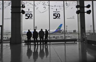 attente musicale à Orly sud