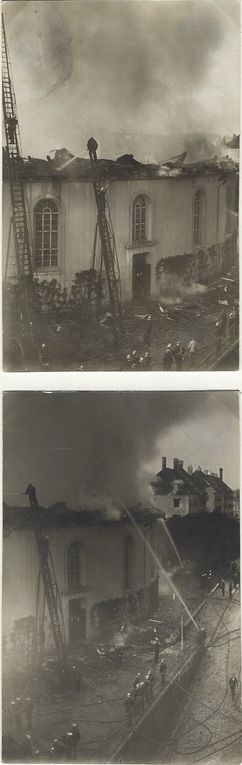 La Chaux-de-Fonds - Temple National (Communal) - Incendie du 16 juillet 1919 