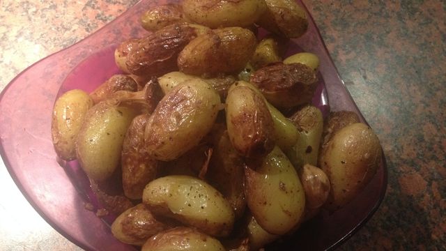 Pommes grenaille à l'ail