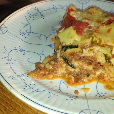 LASAGNE DE COURGETTES AU 3 FROMAGES