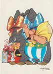 Carte postale Astérix. Série Noël 1976 (Dargaud, 1976)