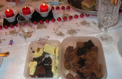 Décorations de Noël en chocolat