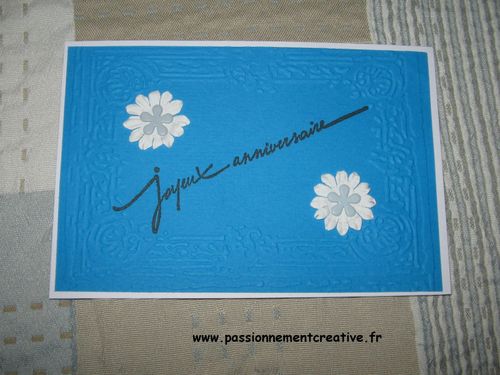 Carte Anniversaire Passionnement Creative