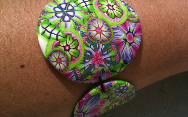 bracelet fleurs