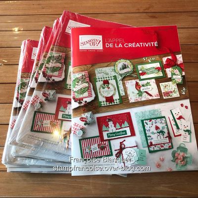 Stampin'Up! Sortie Catalogue Automne / hiver/ Noel ,   Il est arrivé ......
