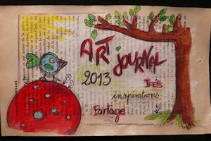 Art journal ... début de la couverture