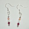 Boucles d'oreilles perles de swarovski BOF4