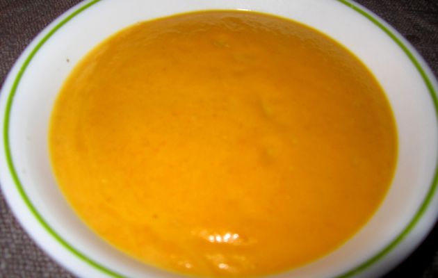 Soupe carottes-coco-curry