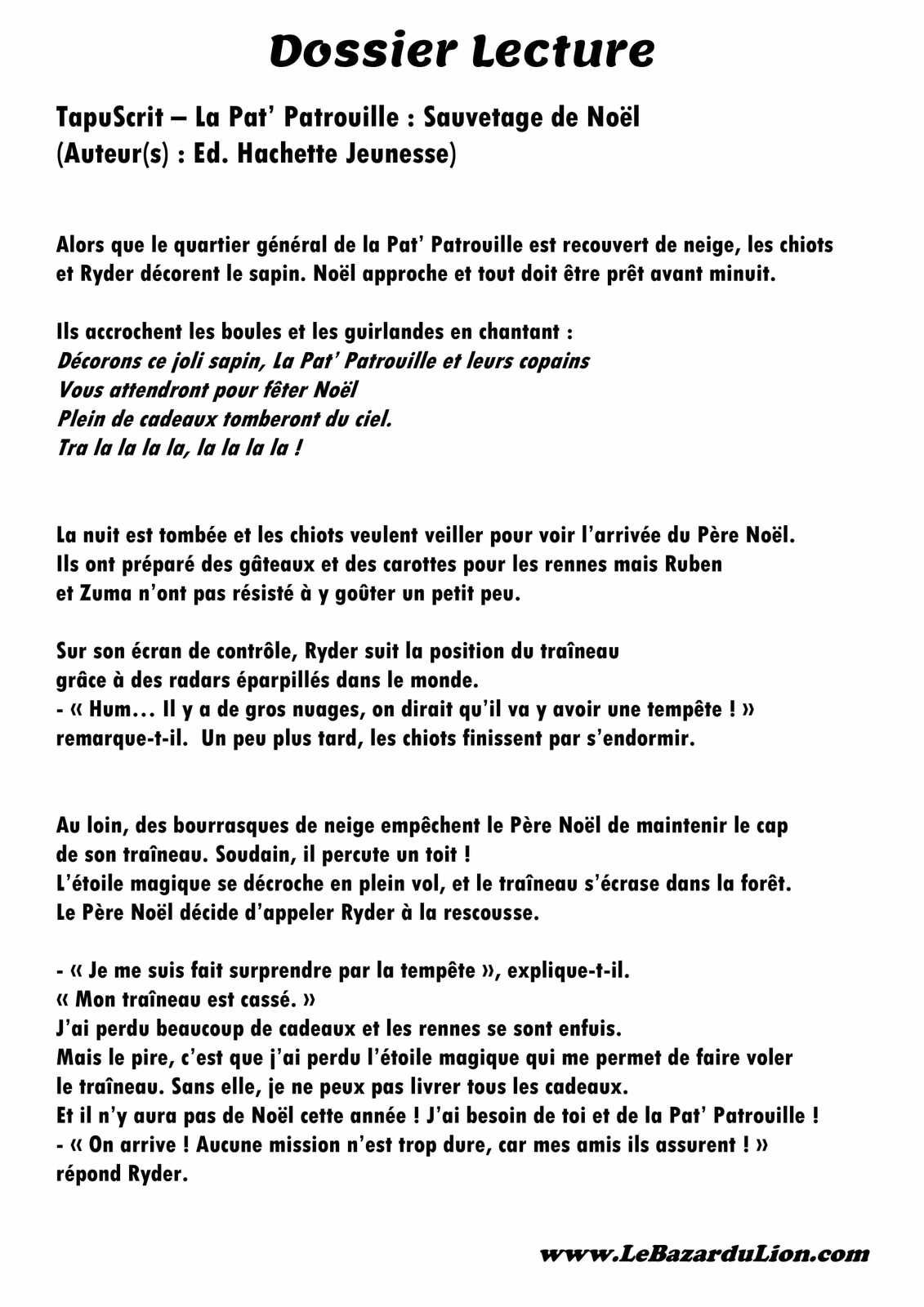 Histoire Pat Patrouille Pdf Gratuit