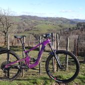 Parcours VTT au départ de Cransac (12) le 23/02/2025 - VTT a 2