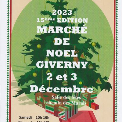 Marché de Noël à Giverny