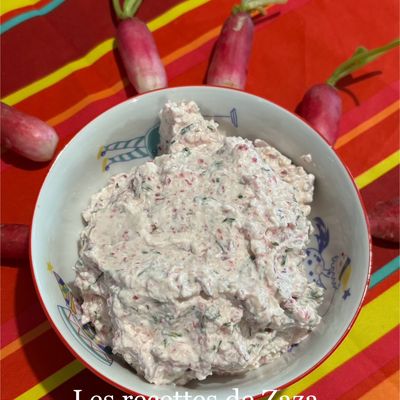 Tartinade ou mousse de radis