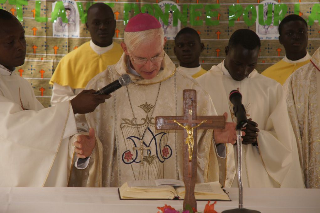 Jubilé d'Argent de la présence SVD au Bénin. La célébration du Jubilé à Bétérou, dans le diocèse de Parakou, nord du Bénin