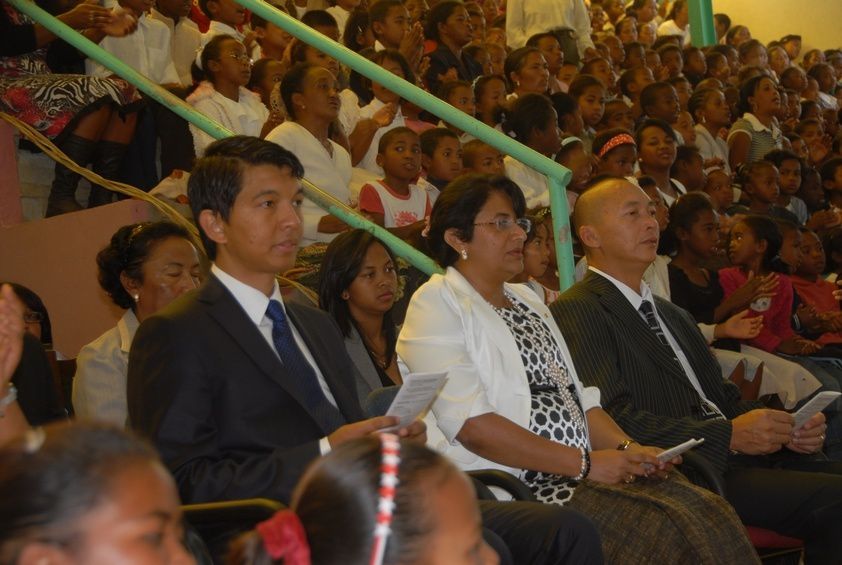 Messe d'ouverture des VIè Assises Nationales des Médecins Catholiques de Madagascar, en présence du Président Andry Rajoelina. 2è partie. Photos: Harilala Randrianarison