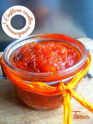 Confiture de carottes et pamplemousse