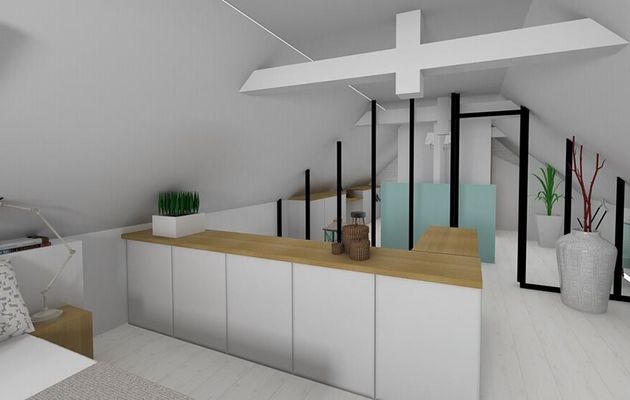 Aménagement de combles en suite parentale