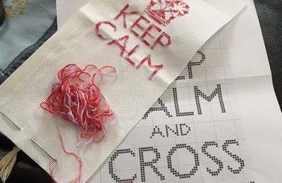 keep calm / défi broderie 2