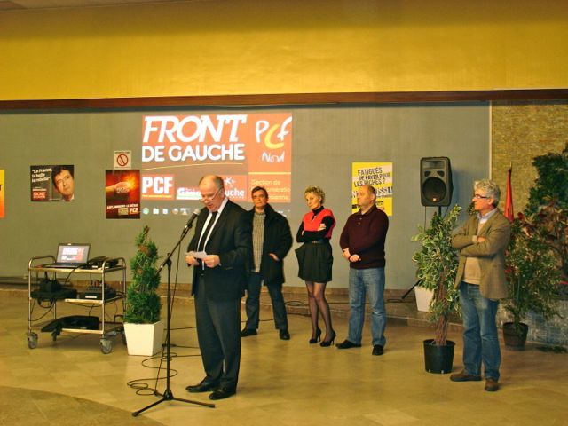 Cérémonie des Voeux de la Section PCF de l'Agglomération Roubaisienne, le 27 janvier 2012