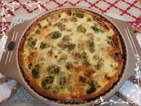 Quiche brocoli et Roquefort