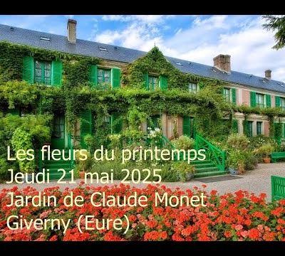 Les fleurs du Jardin de Claude Monet à Giverny