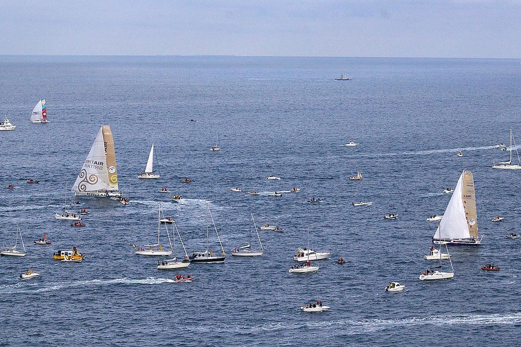 Photos réalisées par Stéphane Dubus au Cap Fréhel au départ de la Route du Rhum 2010