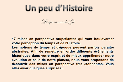 Un peu d'histoire