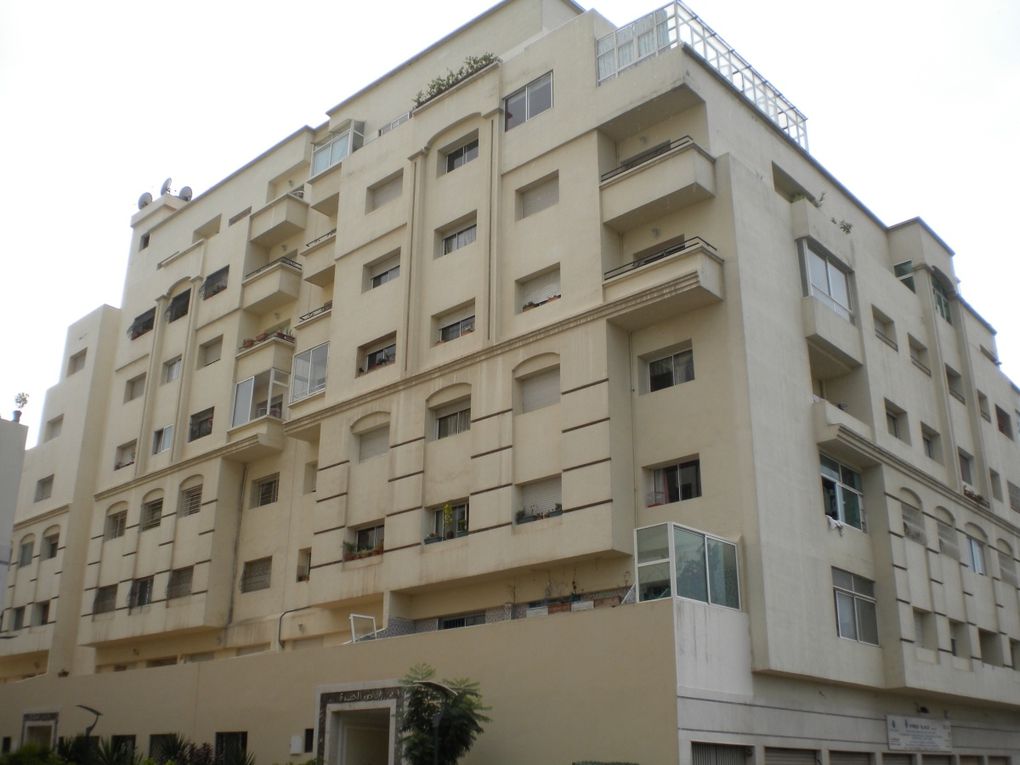 Les vues de la Résidence Ryad Al Hamd, rue Guise 1, Casablanca (Maroc)