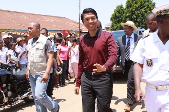 Vendredi 12 octobre 2012. Le Président Andry Rajoelina : première visite dans la Région Itasy (Soavinandriana, Analavory, Ampefy).