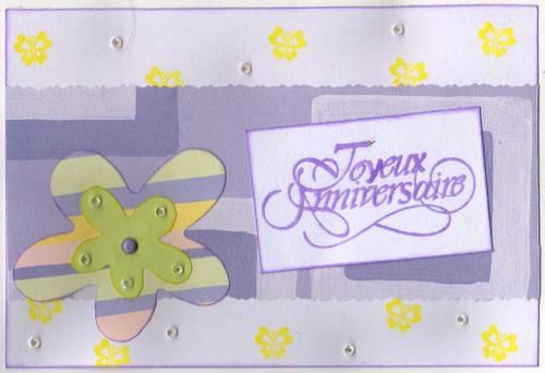 Carte d'anniversaire