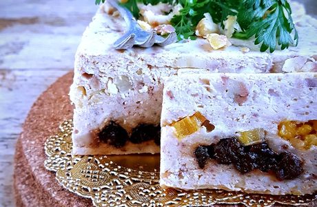 Terrine de dinde aux marrons et aux fruits secs