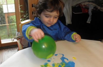 Peinture au ballon