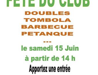 FETE DU CLUB !!!