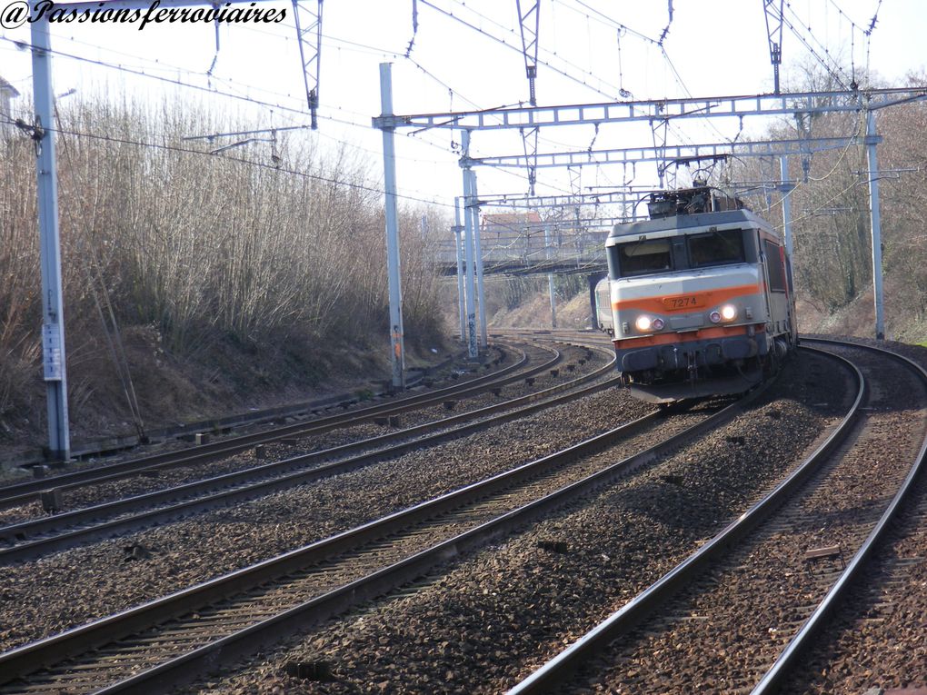 Locomotives électriques à courant continu.