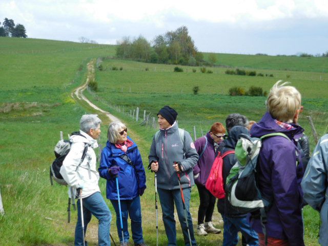 Avec un temps plutôt frisquet, départ de Biesse pour 24 marcheurs, direction Gland où nous arrivons après un parcours plutôt valonné