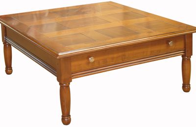 Tables basses stylisées Louis-Philippe, fabrication française