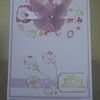 Une carte d'anniversaire